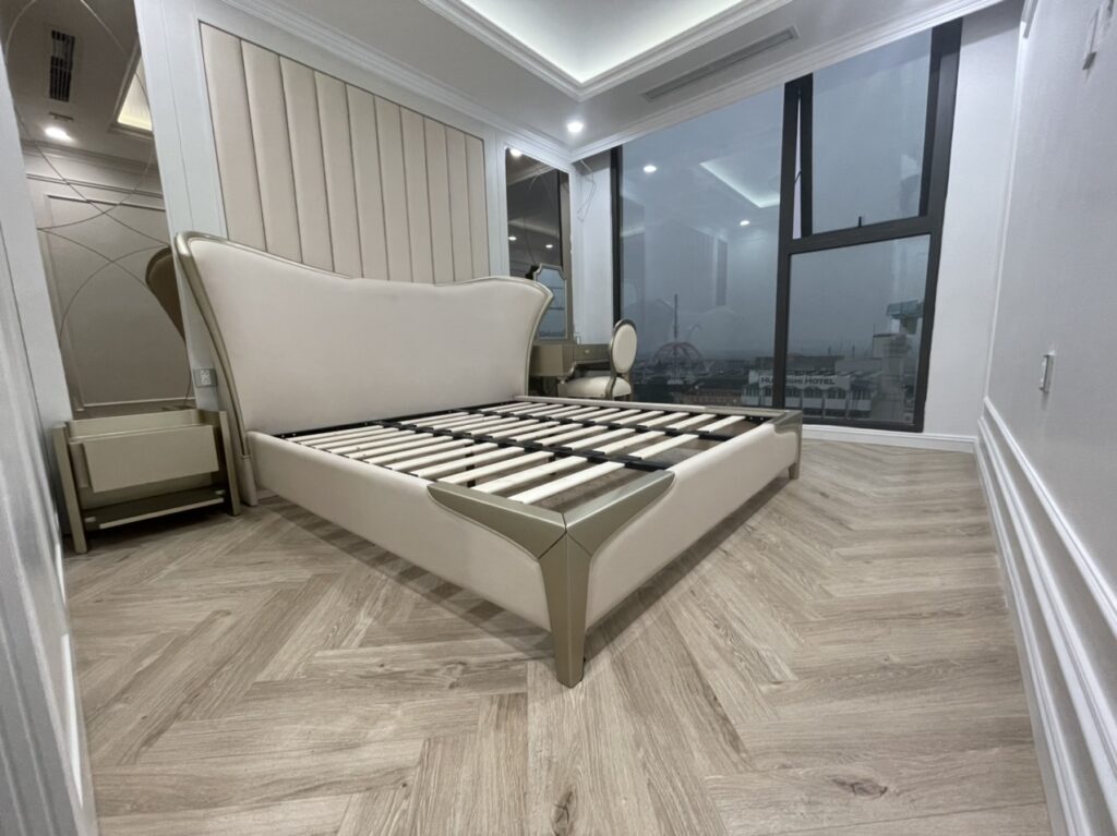 mẫu giường ngủ đẹp cho căn hộ Hải Phòng