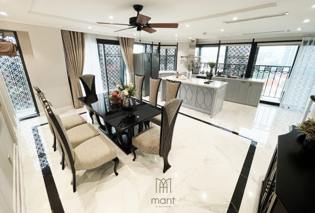 thiết kế thi công nội thất cho penthouse lý thường kiệt